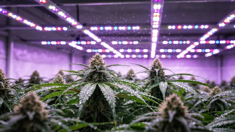 Système hydroponique culture fleurs CBD sous serre